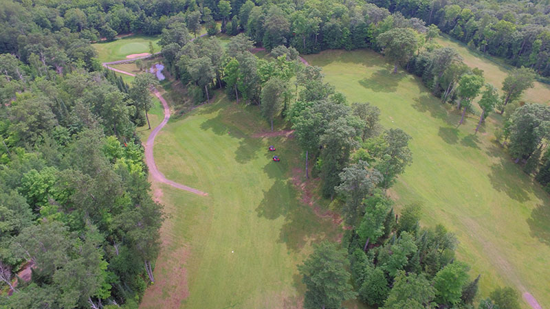 aerial of Forest Ridges Golf Course