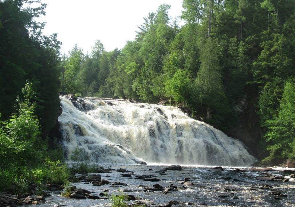 Visiting Potato Falls is one of the Fun Things To Do In Wisconsin Summer.
