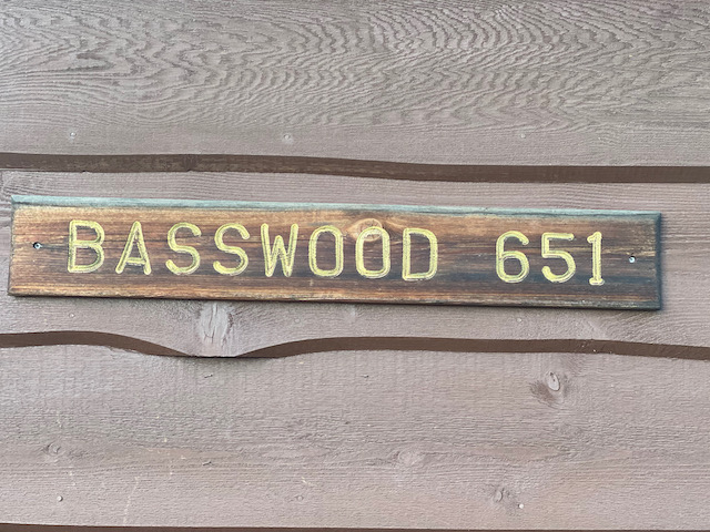 Basswood 651 sign