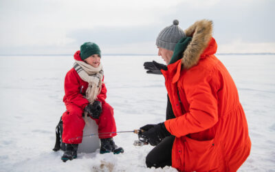 Have a Blast Ice Fishing on Lake Namakagon